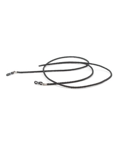 Silk braided cord Black