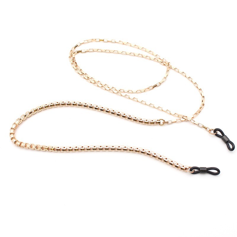 Golden pink Mixed Venitian metal chain