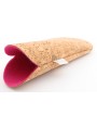 Pink Classic Cork leather case