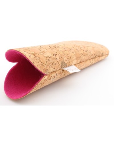 Pink Classic Cork leather case