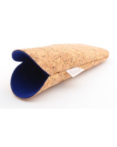 Blue Classic Cork leather case