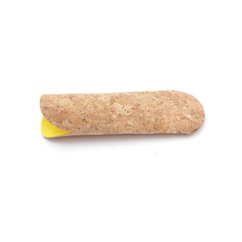 Yellow Classic Cork leather case