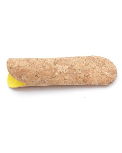 Yellow Classic Cork leather case