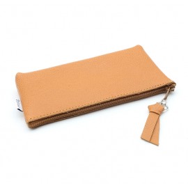 Zip leather pouches