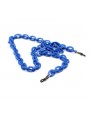 Electric Blue Acetate chain with Small Oval links