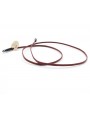 Burgundy Flat polished coton cord
