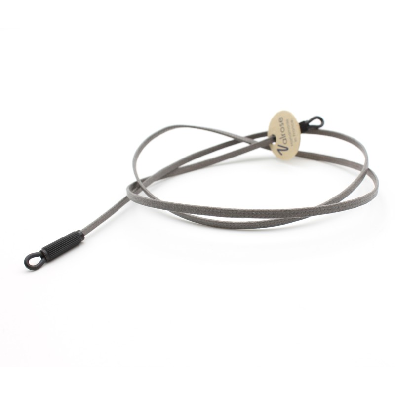 Grey Flat polished coton cord