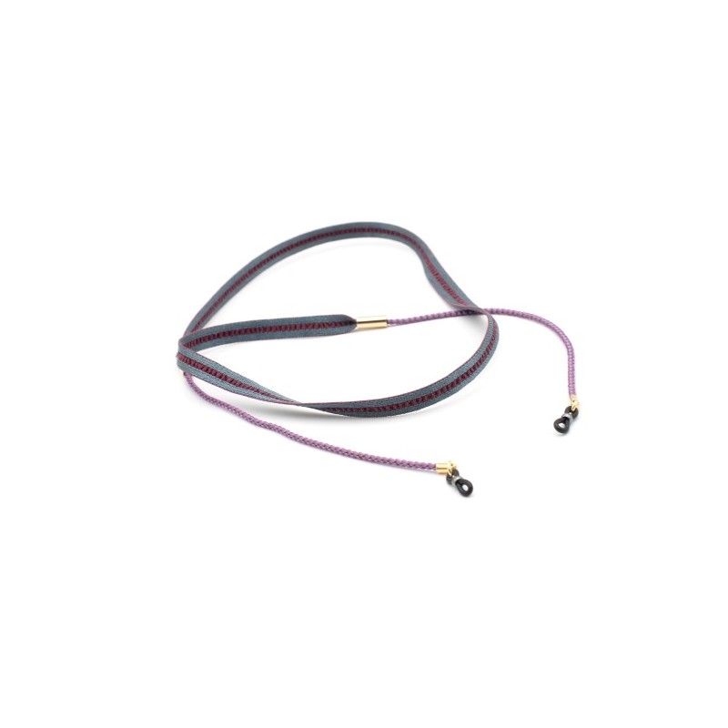 Mauve and Grey Trimmings and Silk braided cord