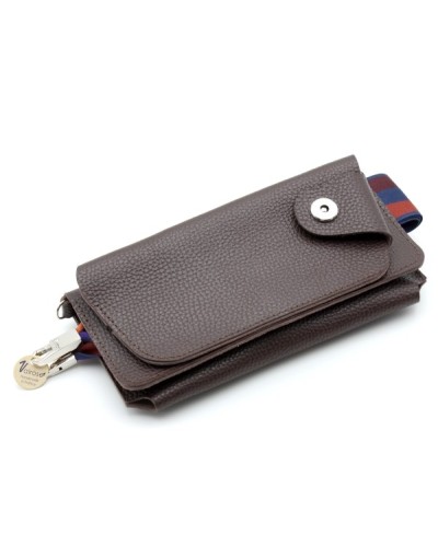 Mahogany Small leather shoulder bag