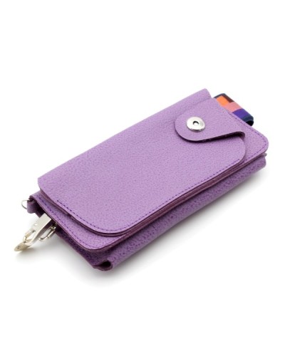 Purple Small leather shoulder bag Purple Small leather shoulder bag