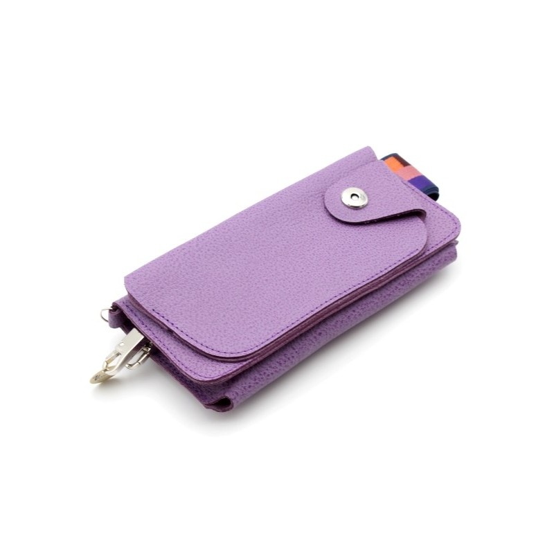 Purple Small leather shoulder bag Purple Small leather shoulder bag