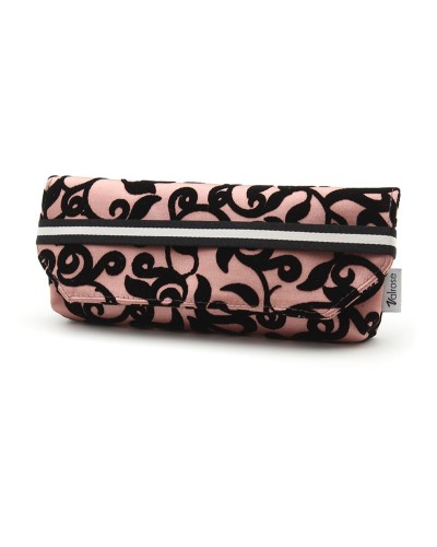 Pink Flocked Jacquard case