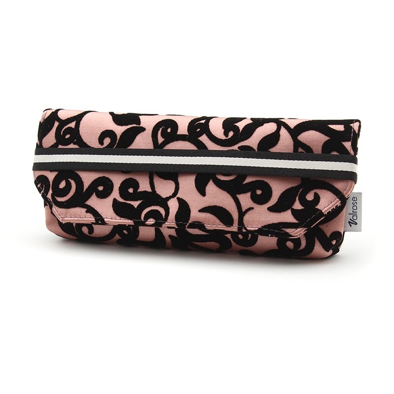 Pink Flocked Jacquard case