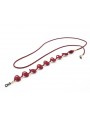 Passementerie et cordon tressé Cerise