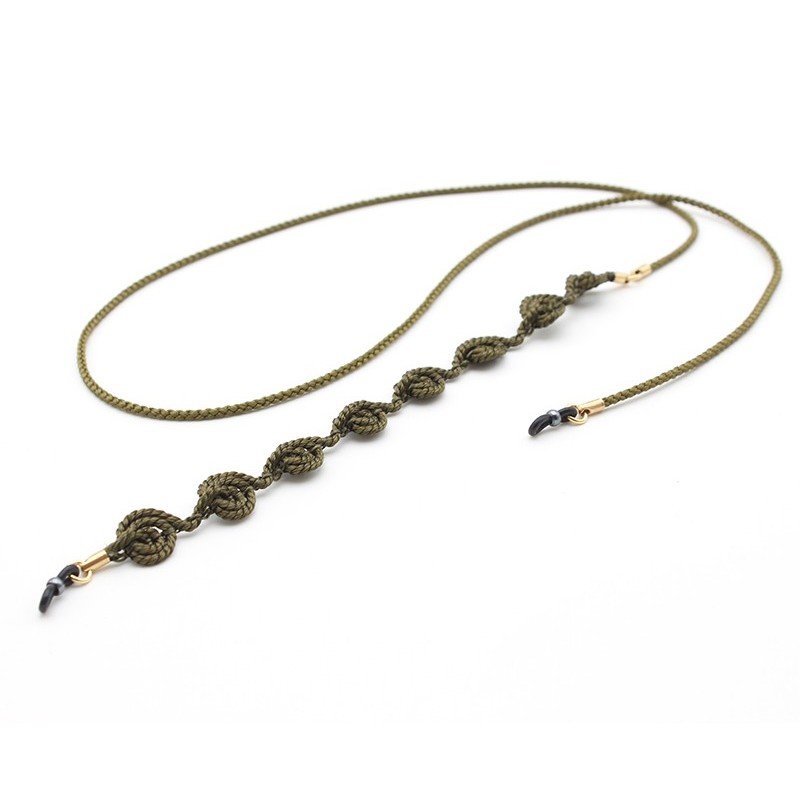 Passementerie et cordon tressé Kaki