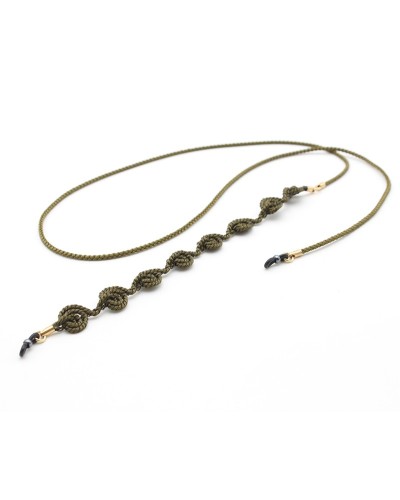 Passementerie et cordon tressé Kaki