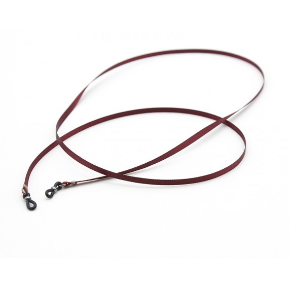 Ruban en satin Bordeaux