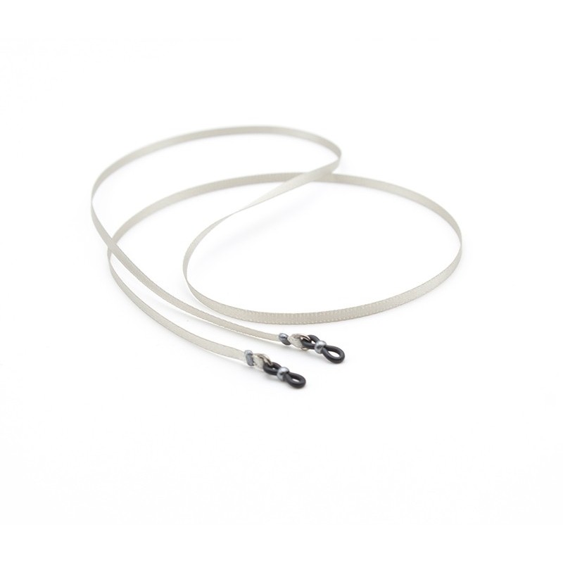 Metallic Grey Satin ribbon