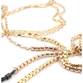 Mixed Venitian metal chains