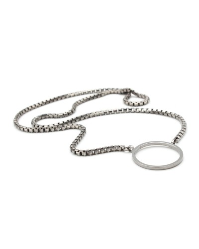 Gun Venetian brass glasses holder necklace