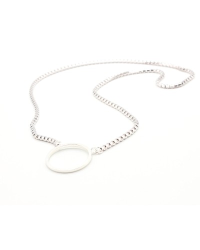 Silver Venetian brass glasses holder necklace