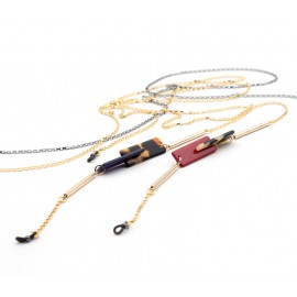 Metal chains with Acetate part