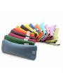 Leather glasses cases with press-stud