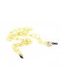 Yellow Cristal Opaline Acetate chain with big oval links