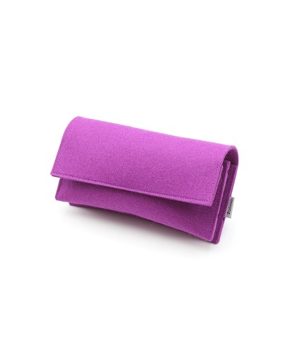 Purple double felt case
