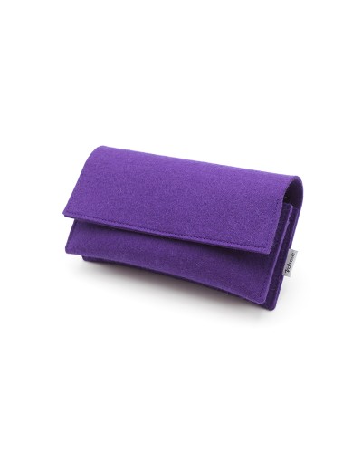 Violet double felt case