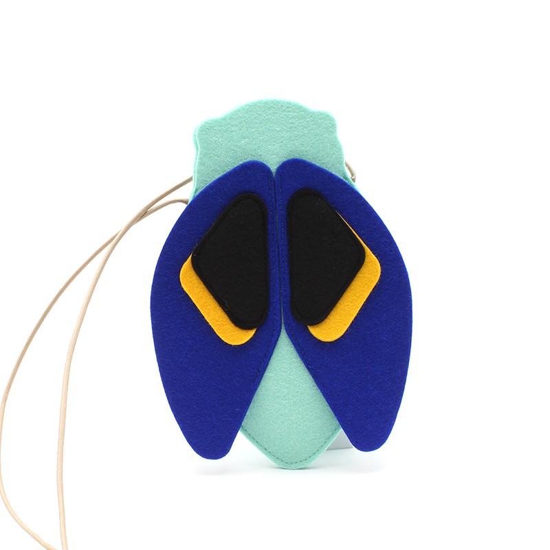 Felt insect case Beetle