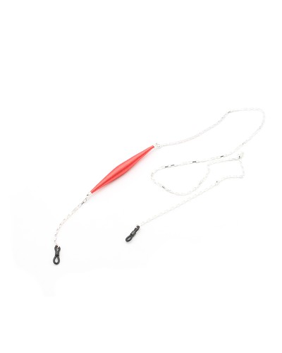 Red Trimmings and venitian metal chain