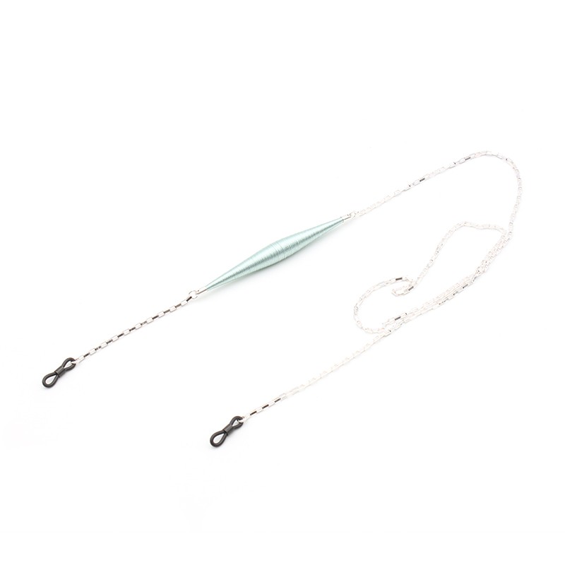 Mint Trimmings and venitian metal chain