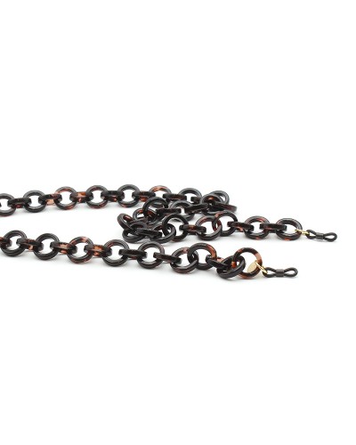 Mocha Acetate chain with Medium Round links