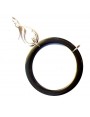 Acetate ring black/ silvery