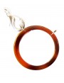Acetate ring brown/ silvery