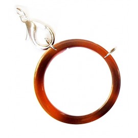 Acetate ring brown/ silvery