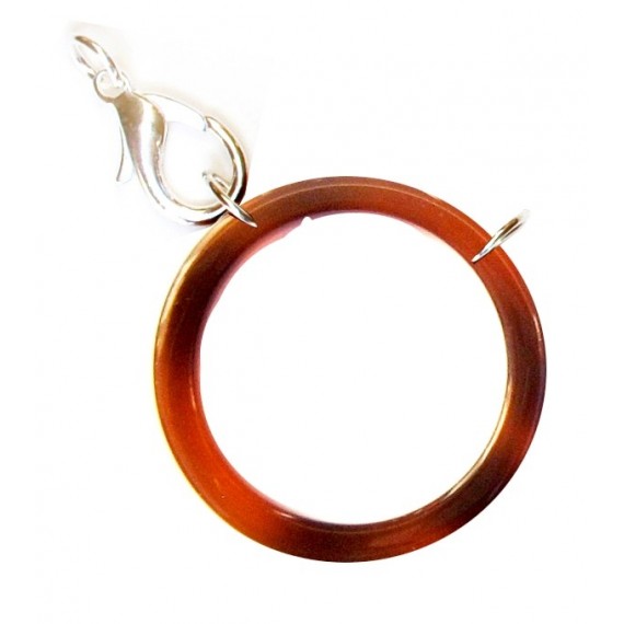 Acetate ring brown/ silvery