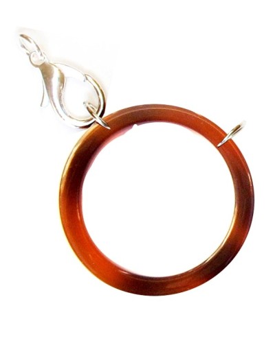 Acetate ring brown/ silvery