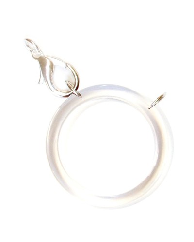 Acetate ring cristal/ silvery